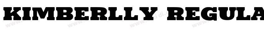 Kimberlly Regular字体转换